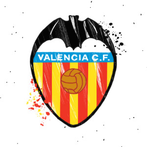 Vereinslogo Valencia C.F.